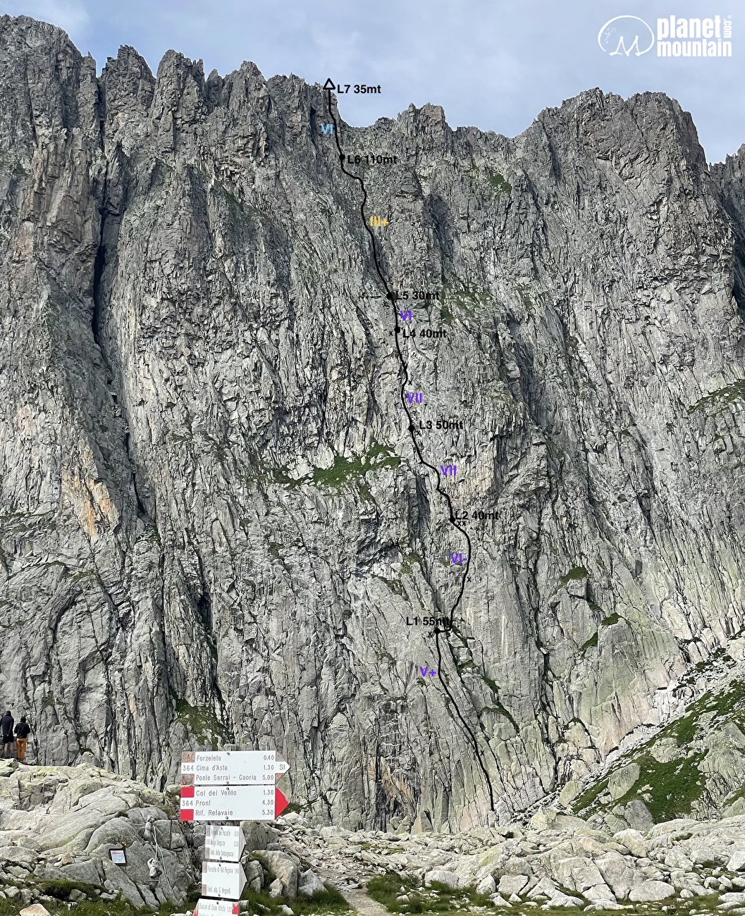 Fatina Nera Cima d’Asta, Lagorai, Andrea Gremes, Elia Ianes