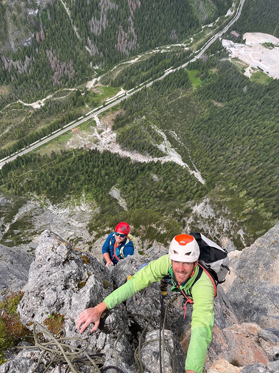 Nasswand Croda Bagnata, Dolomites, Tobias Engl, Florian Huber, Damian Pitscheider