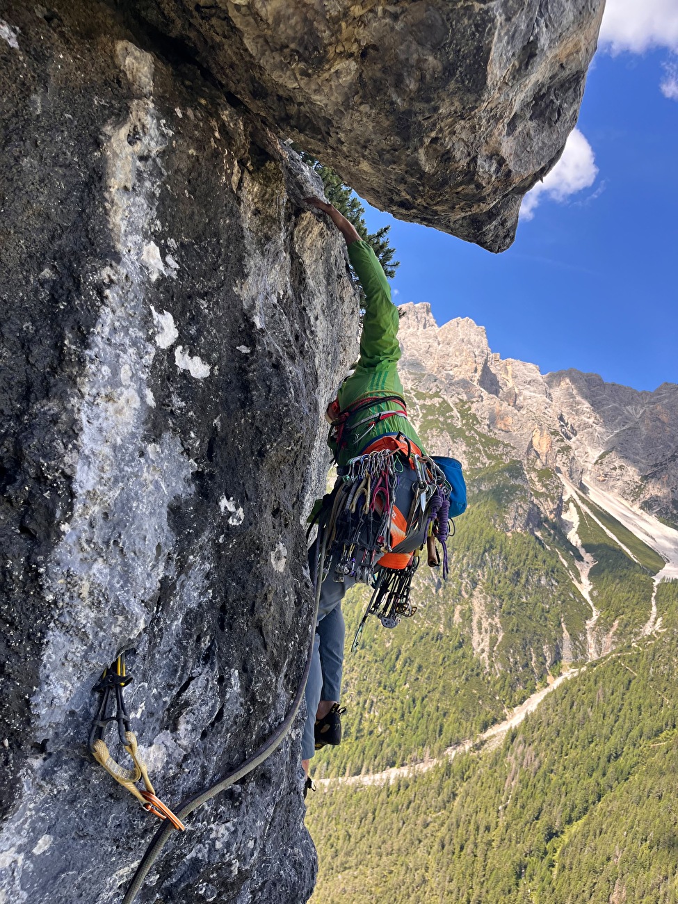 Nasswand Croda Bagnata, Dolomites, Tobias Engl, Florian Huber, Damian Pitscheider