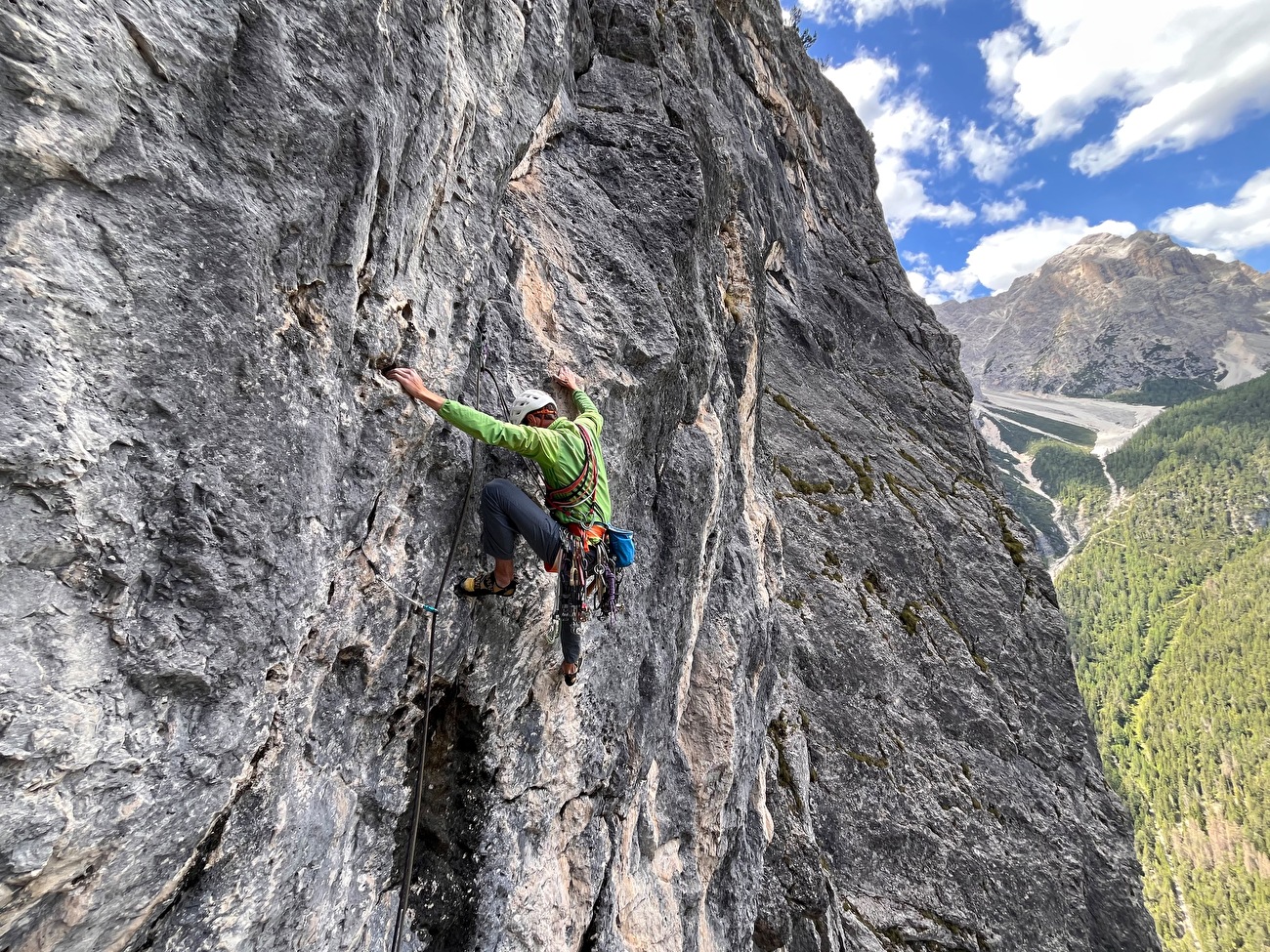 Nasswand Croda Bagnata, Dolomites, Tobias Engl, Florian Huber, Damian Pitscheider