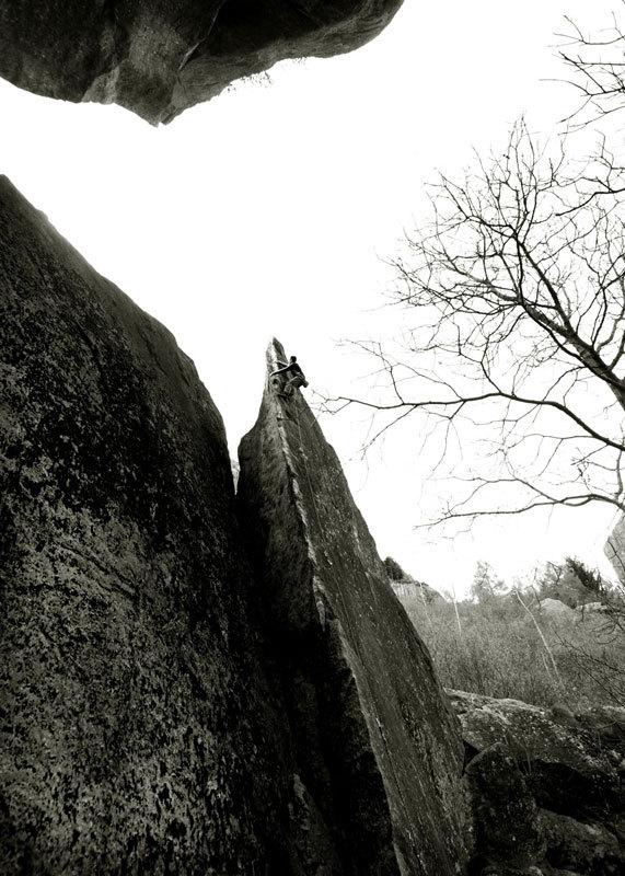 Fotografare l'azione dell'arrampicata