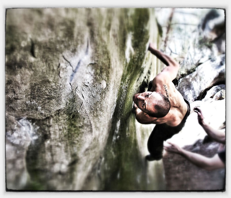 Climbing photography