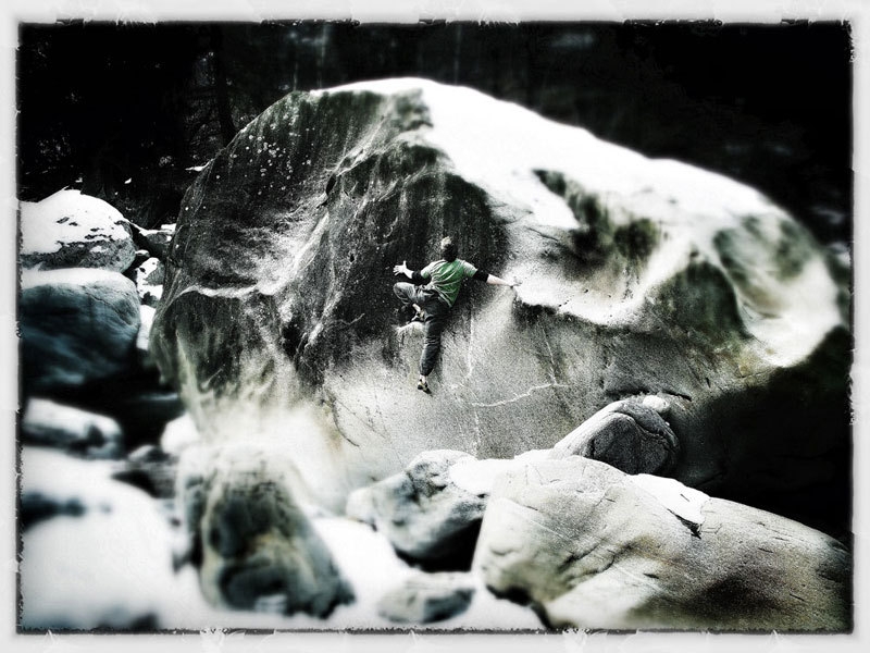 Climbing photography