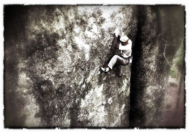 Climbing photography