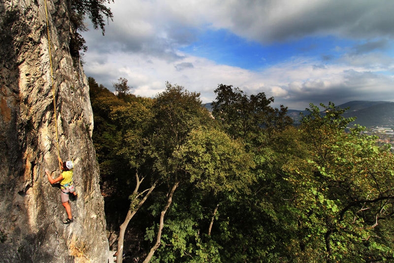 Climbing photography