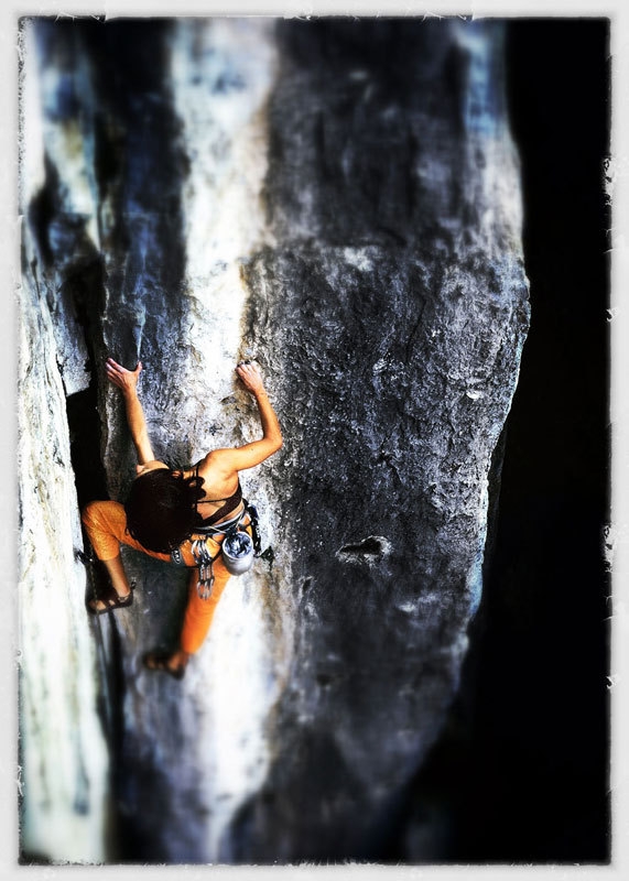 Climbing photography