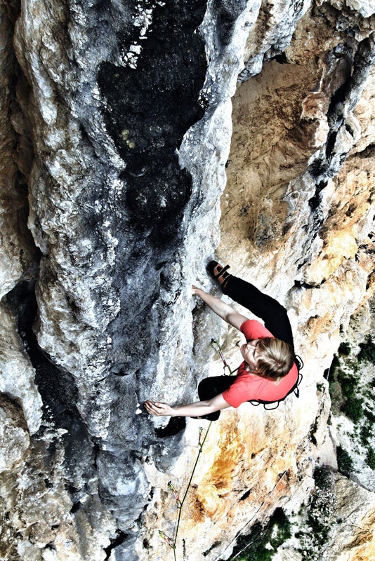 Climbing photography