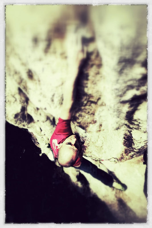 Climbing photography