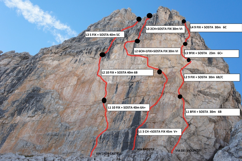 Croz del Rifugio, Dolomiti di Brenta