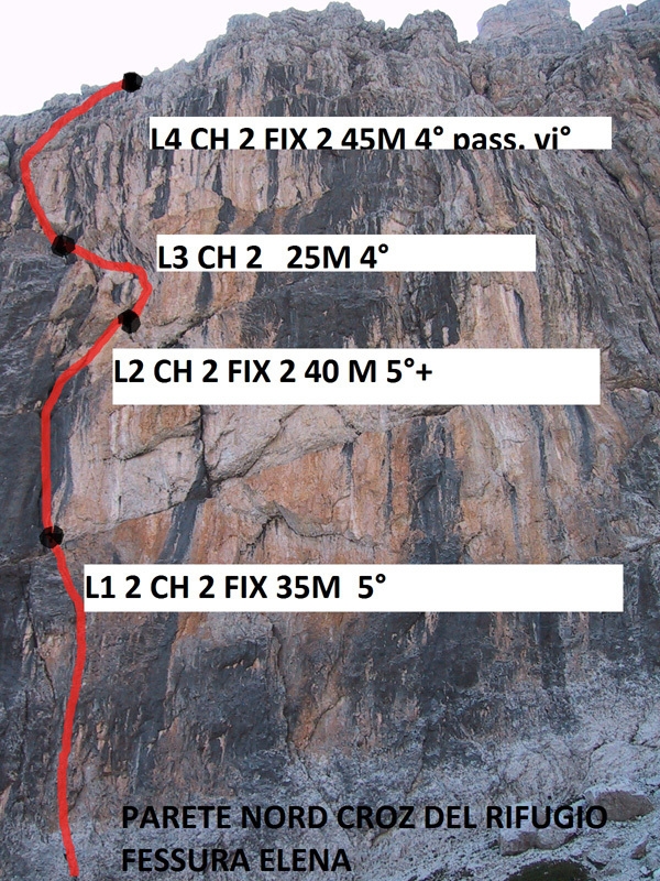 Croz del Rifugio, Brenta Dolomites
