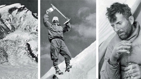 Maurice Herzog on Annapurna in 1950