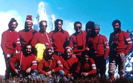 Cerro Torre 1974, Ragni di Lecco