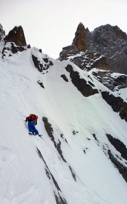 Voie Normale dell'Aiguille des Pelerins