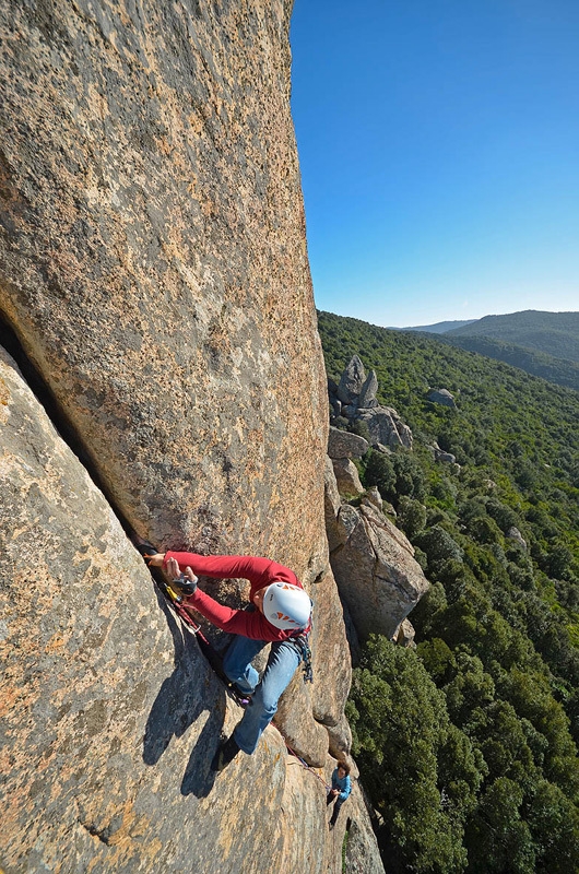 Parete del Garibaldi, Sardegna