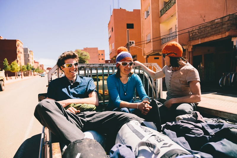 Ines Papert, Lisi Steurer, Patrik Aufdenblatten, Tadrarate, Taghia, Morocco