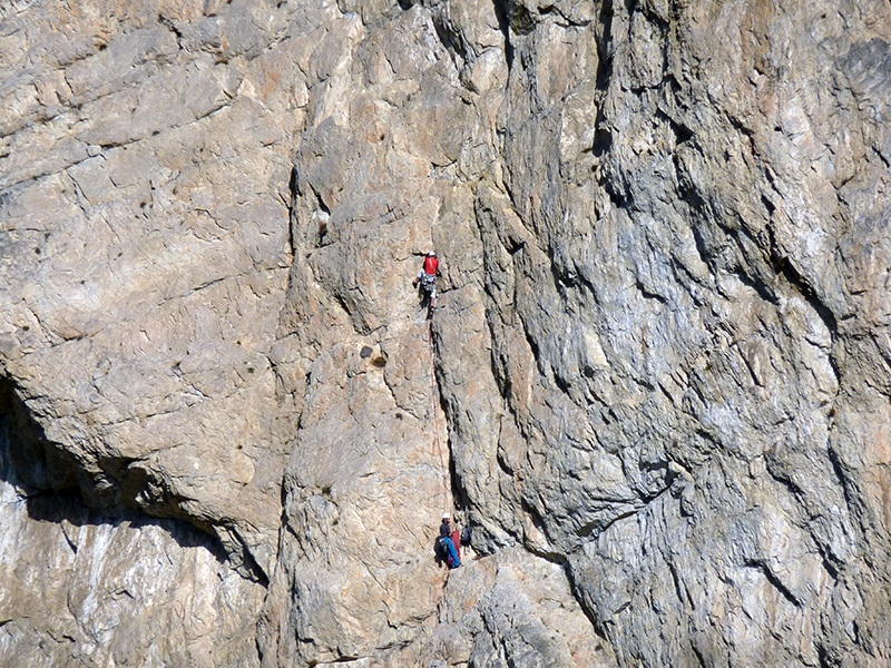 Via Del Risveglio, Parete Rossa di Catteissard, Val di Susa