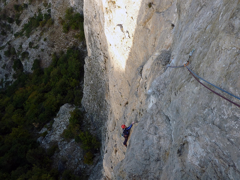 Via Del Risveglio, Parete Rossa di Catteissard, Val di Susa