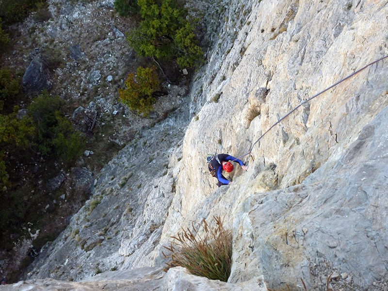 Via Del Risveglio, Parete Rossa di Catteissard, Val di Susa