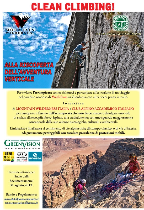 Clean Climbing: un’occasione da non perdere.