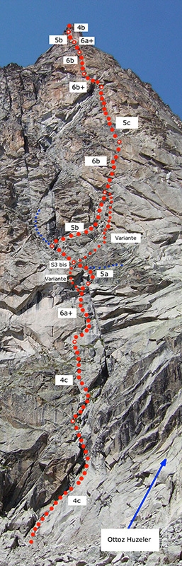 Via Bertone Zappelli, Aiguille Croux, Mont Blanc
