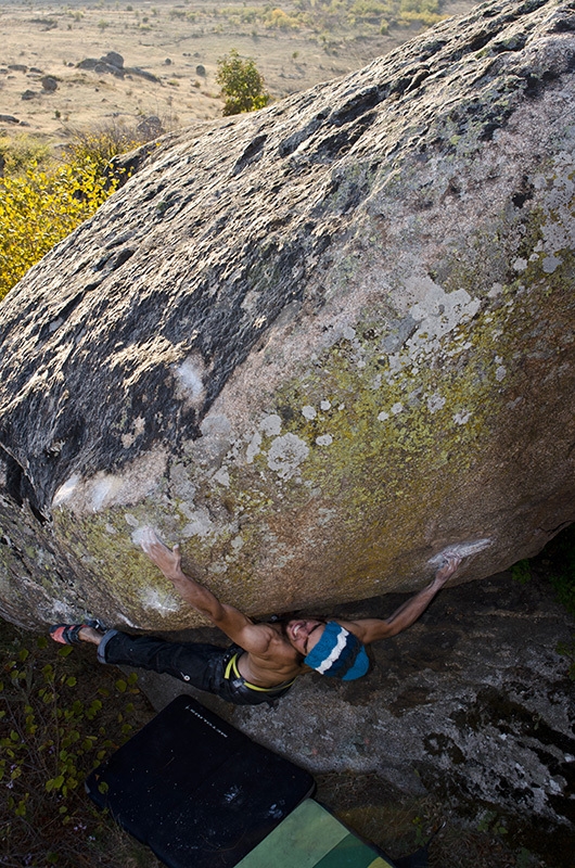 Bouldering at Prilep, Macedonia