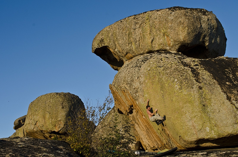 Bouldering at Prilep, Macedonia