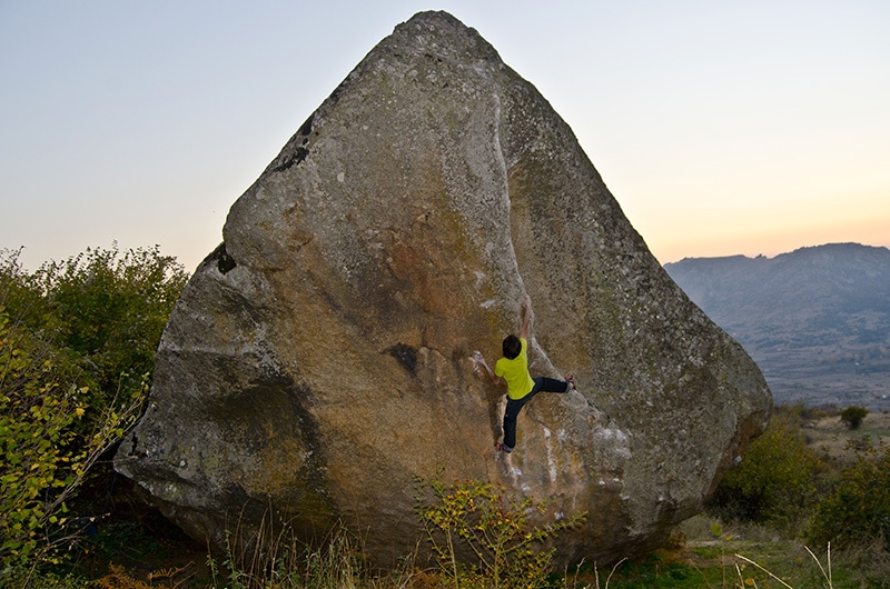 Boulder a Prilep, Macedonia