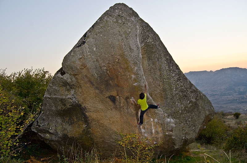 Bouldering at Prilep, Macedonia