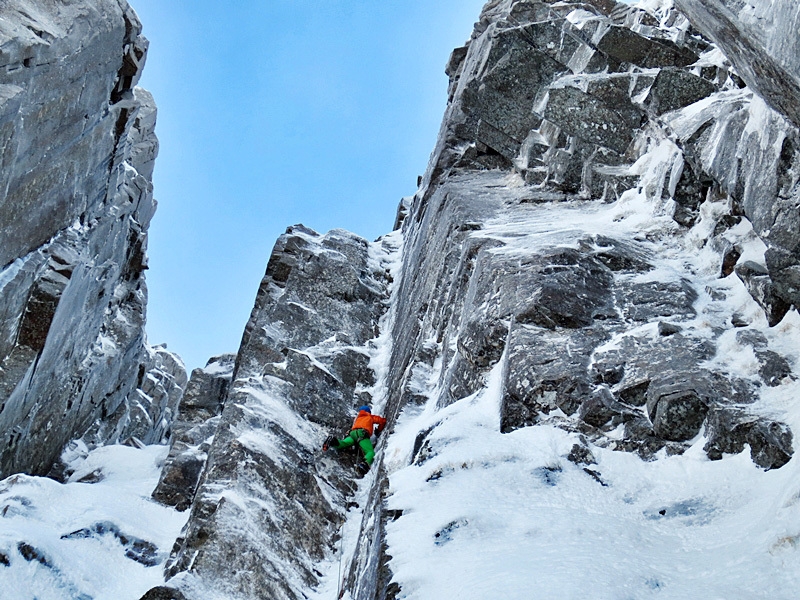 Arrampicata invernale, Scozia