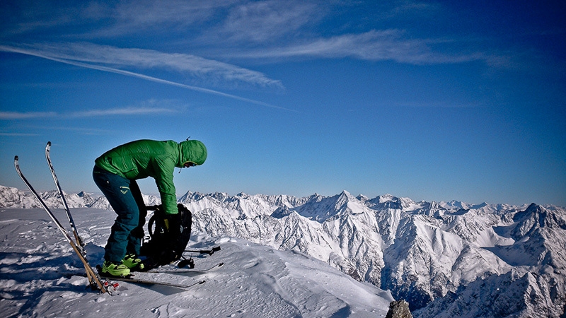 Hansjörg Auer e la cornice crollata, Hohe Geige