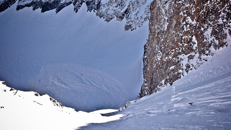 Hansjörg Auer e la cornice crollata, Hohe Geige