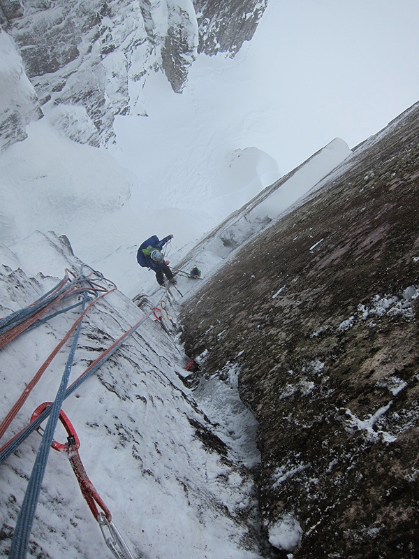 Winter climbing in Scotland