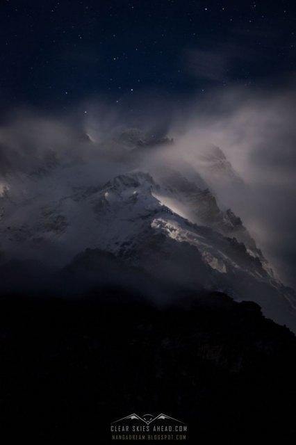 Nanga Parbat in winter