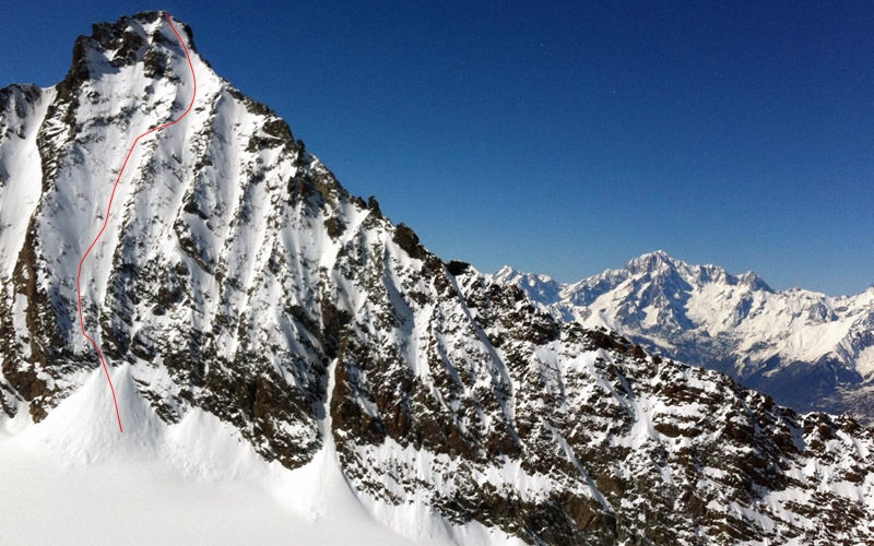 Grivola SE Face, Gran Paradiso massif