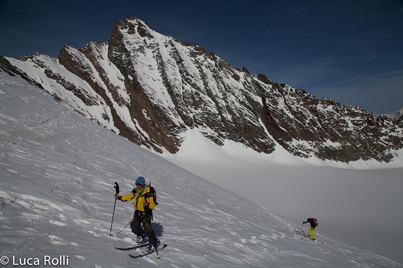 Grivola parete Sud-Est, massiccio del Gran Paradiso