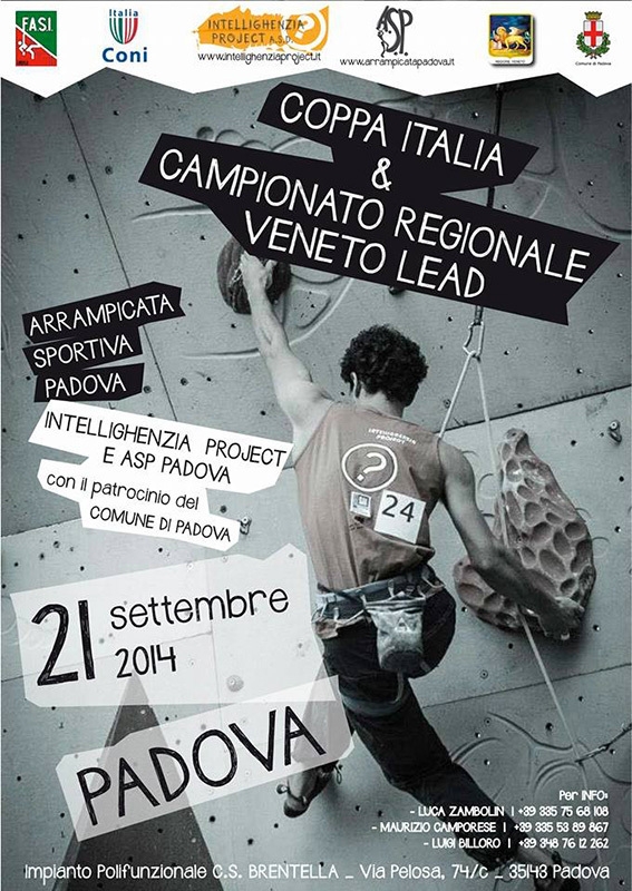 Coppa Italia Lead e Campionato Regionale Veneto Lead