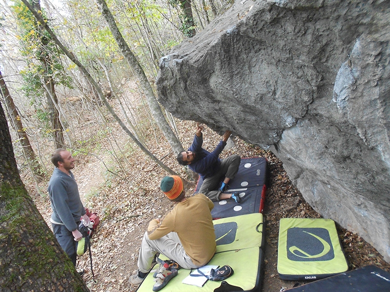 To bouldering from alpinism