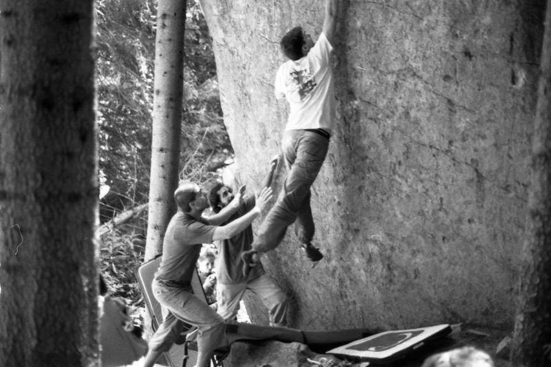 To bouldering from alpinism