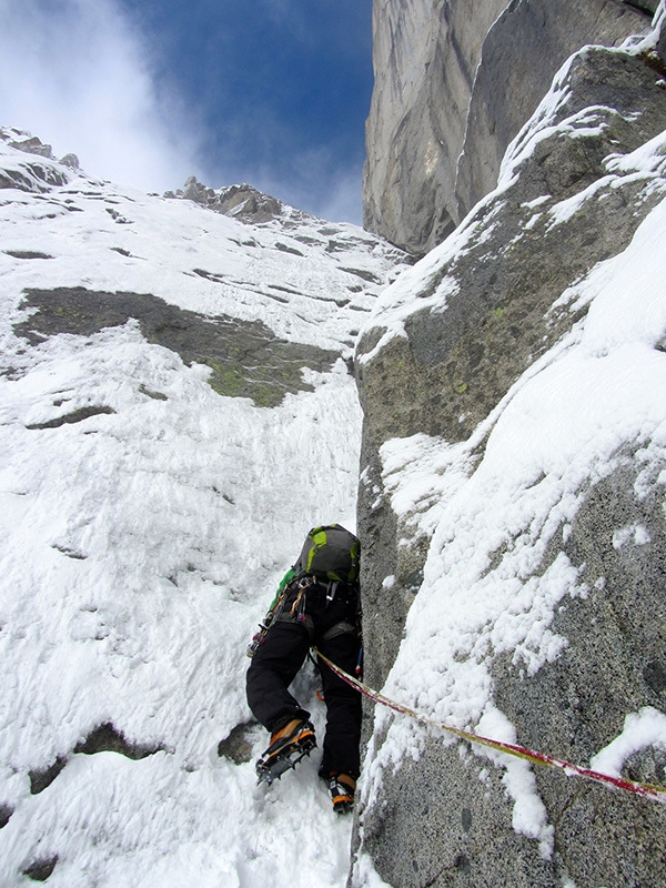 Couloir Martina, Monte Bianco di Presanella,  Jacopo Pellizzari, Paolo Baroldi, Francesco Salvaterra