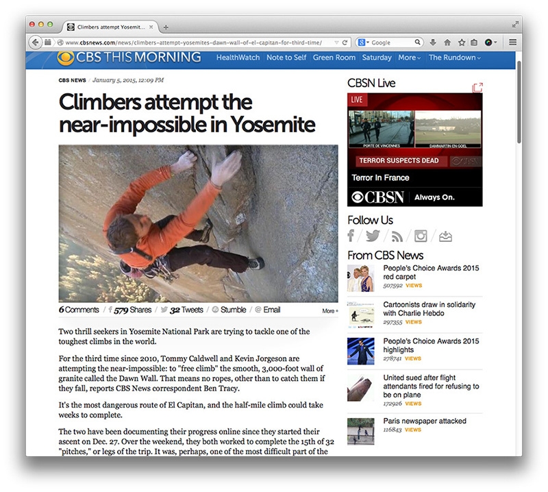 Tommy Caldwell, Kevin Jorgeson, El Capitan