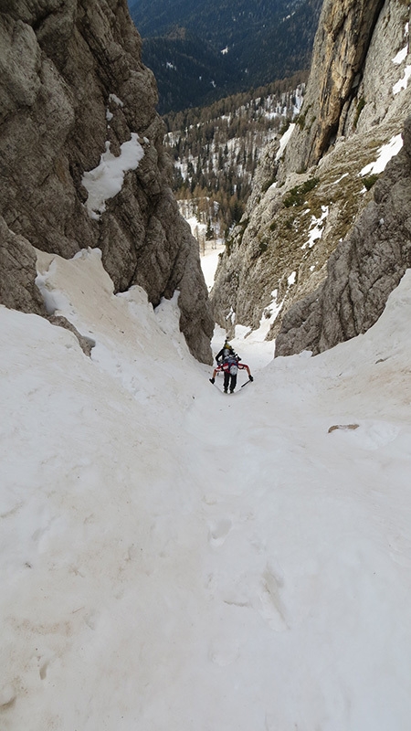Dolomiti skiing, Francesco Vascellari, Davide D'Alpaos, Loris De Barba