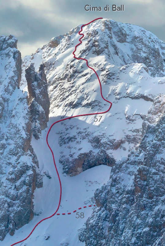 Dolomiti skiing, Francesco Vascellari, Davide D'Alpaos, Loris De Barba