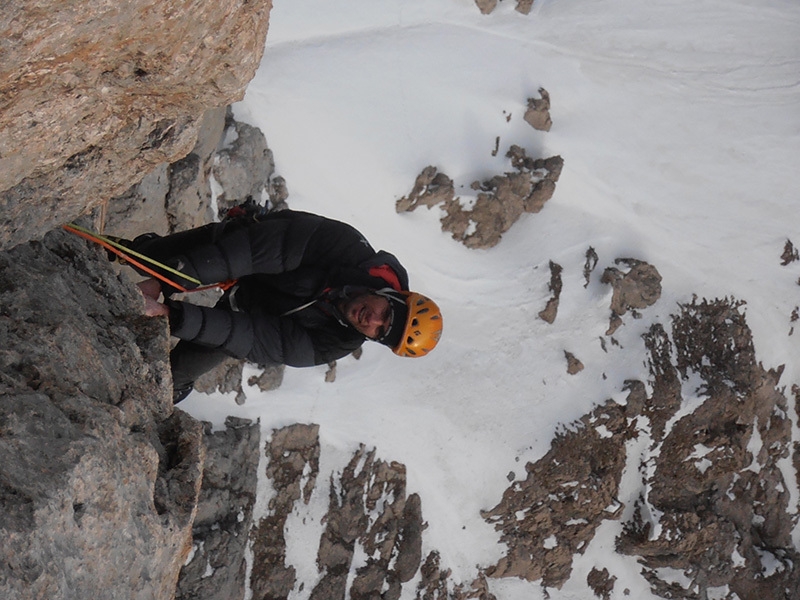 40 anni per il Falier, Marmolada, prima invernale per Ruggero Zardini e Alessandro Rudatis