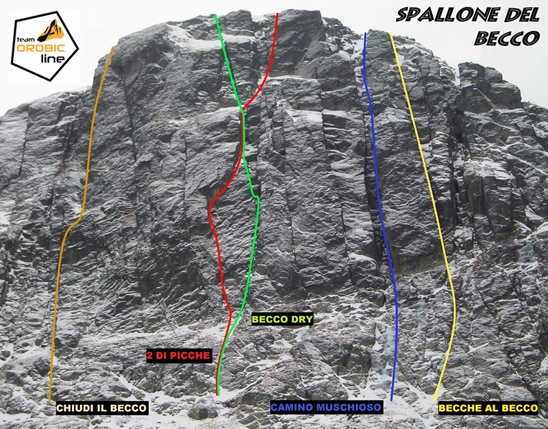 2 di Picche, Spallone del Becco (Bergamasque Alps)