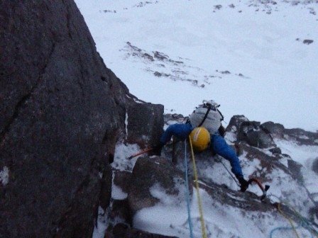 Scotland winter climbing