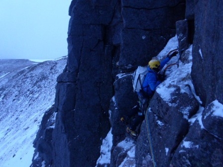 Scotland winter climbing