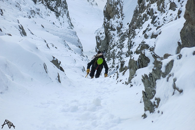 Breche Victor Chaud, Couloir Pèlas Verney, Ecrins