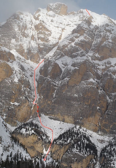 Conturines South Gully