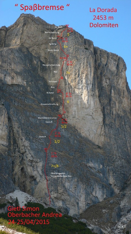 Piz dla Dorada, Puez, Dolomites