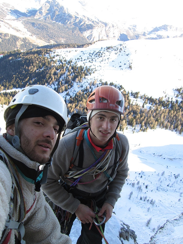 Via Esposito – Butta, Langkofel, Dolomites, Giorgio Travaglia, Alex Walpoth